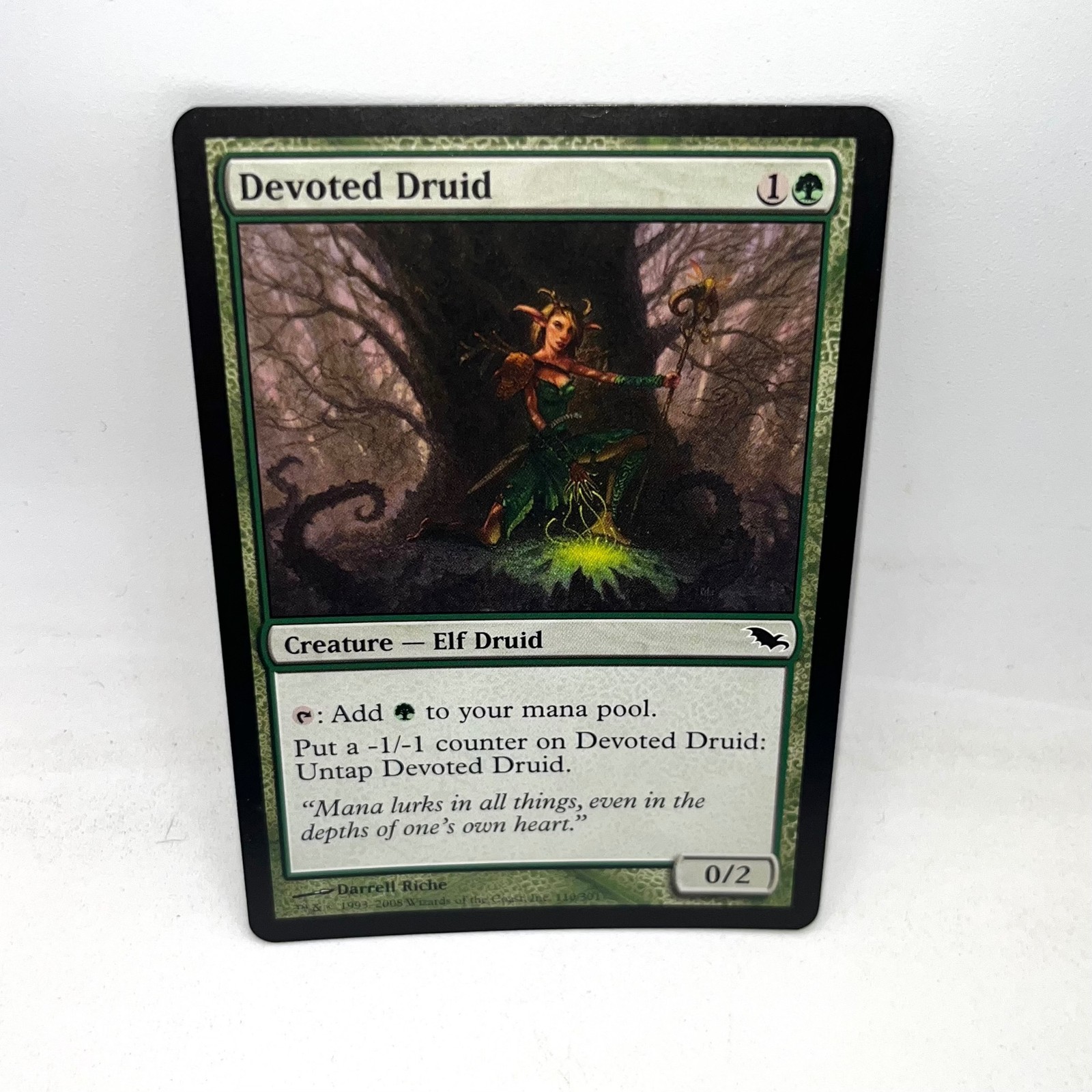 Devoted Druid 110 Common Shadowmoor Magic: The Gathering Lightly Played