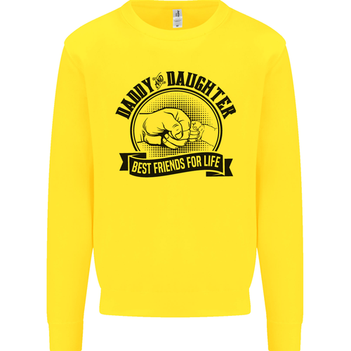Daddy & Daughter Best Friends Fathers Day Kids Sweatshirt Jumper - Picture 70 of 87