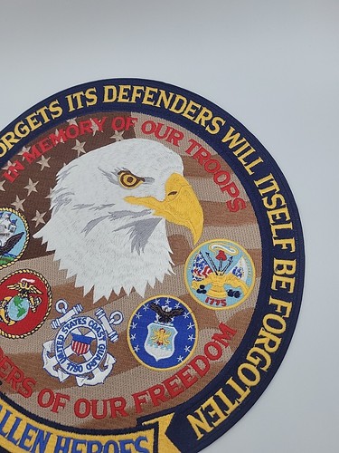 Fallen Heroes - Defenders of Our Freedom Embroidered Patch - Picture 4 of 5
