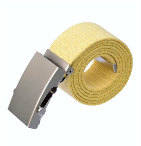 Stoffgürtel 100-150 cm Canvas Belt Jeans Gürtel schiebe schnalle 4 cm Breit SMAK - Bild 10 von 13