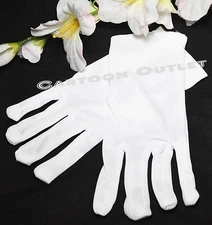 HAND GLOVES PROM WEDDING BRIDAL PARTY FORMAL WHITE QUINCEANERA WHITE POLYESTER