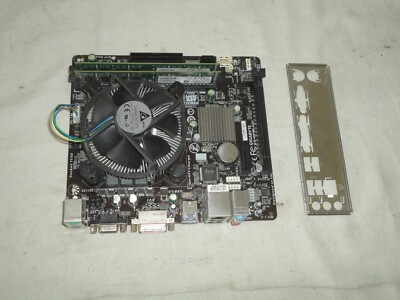 Core i5-4460 CPU + Gigabyte GA-H81M-S2V + 12GB DDR3 Ram Lüfter Bundle funktionstüchtig