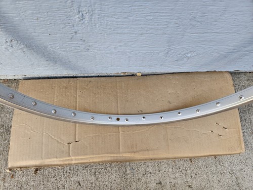 Vintage Old School Araya 26x1.75 Aluminum Rim Hoop 36h Silver 26 X 1.75 Japan - Picture 3 of 11