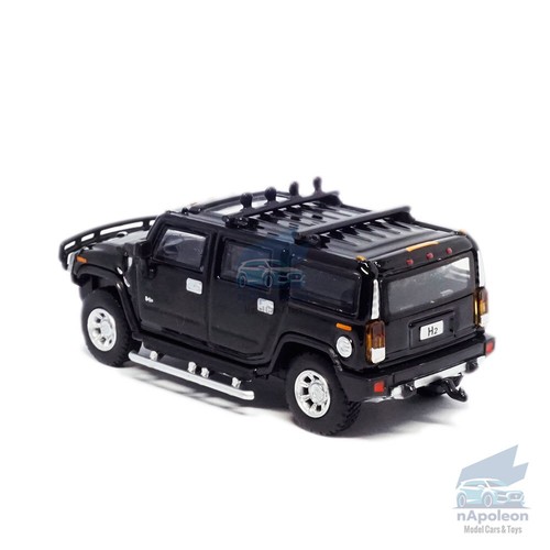 1:64 Hummer H2 Modelo Coche Aleación Diecast Juguete Vehículo Colección Niños Regalo Negro - Imagen 9 de 12