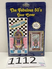 Vintage SEALED Beistle Jukebox The Fabulous 50's Door Cover In Package 2010