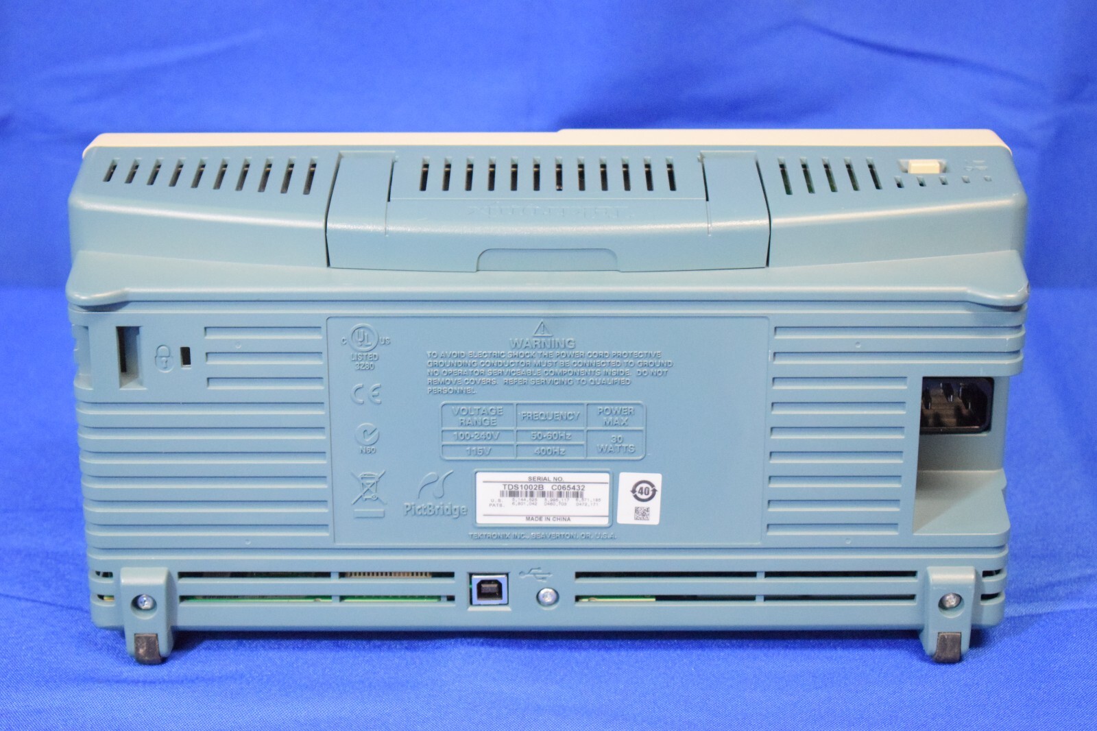 Tektronix TDS1002B 60MHz 2 Channel 1 GS/s Oscilloscope (Calibrated)