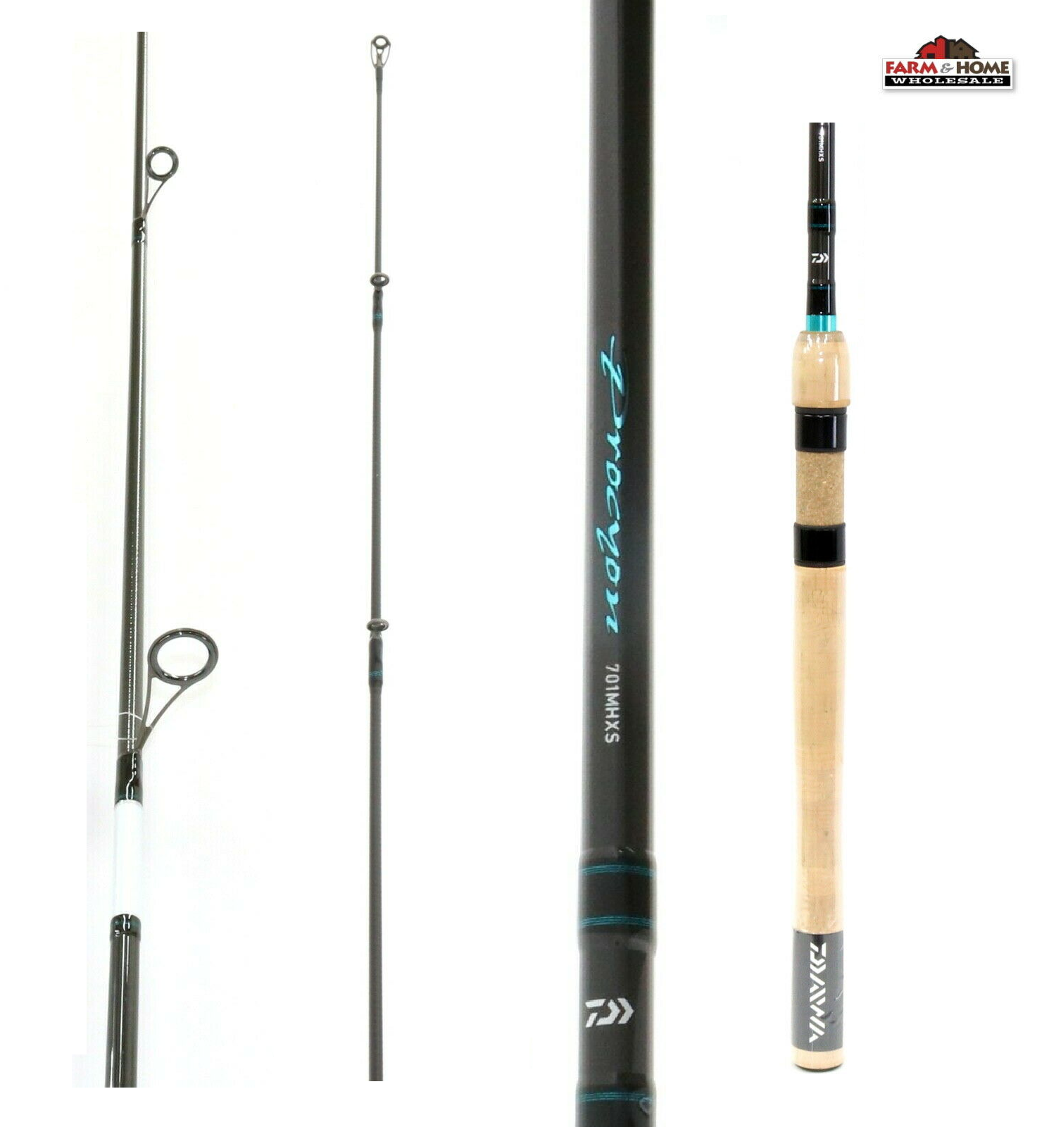 Quantum Team Kvd Kvds705f 7 0 One Piece Spinning Fishing Rod Medium Heavy For Sale Online Ebay