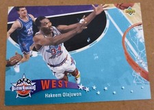 1993-94 Upper Deck HAKEEM OLAJUWON All Star Basketball Card #444. HOF 