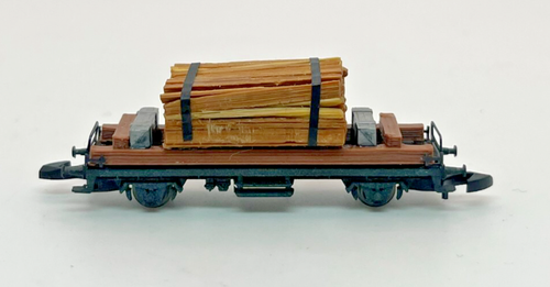 Z Scale Marklin 8803 BR24 4x Custom Freight Cars Custom Wood Case - Picture 9 of 18