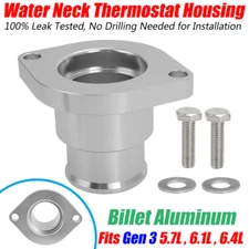 Billet Water Neck Thermostat Housing For Jeep & Dodge Challenger Charger Durango