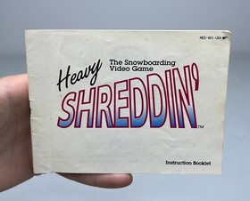 Nintendo NES Heavy Shreddin&rsquo; Original Box + Manual Only *Wear* *No Game*