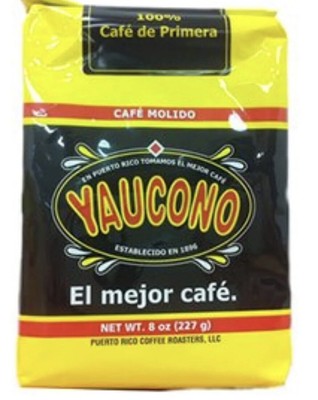 Yaucono Ground Coffee 8 oz Smooth Rich Flavor Medium Roast Perfectly Ground