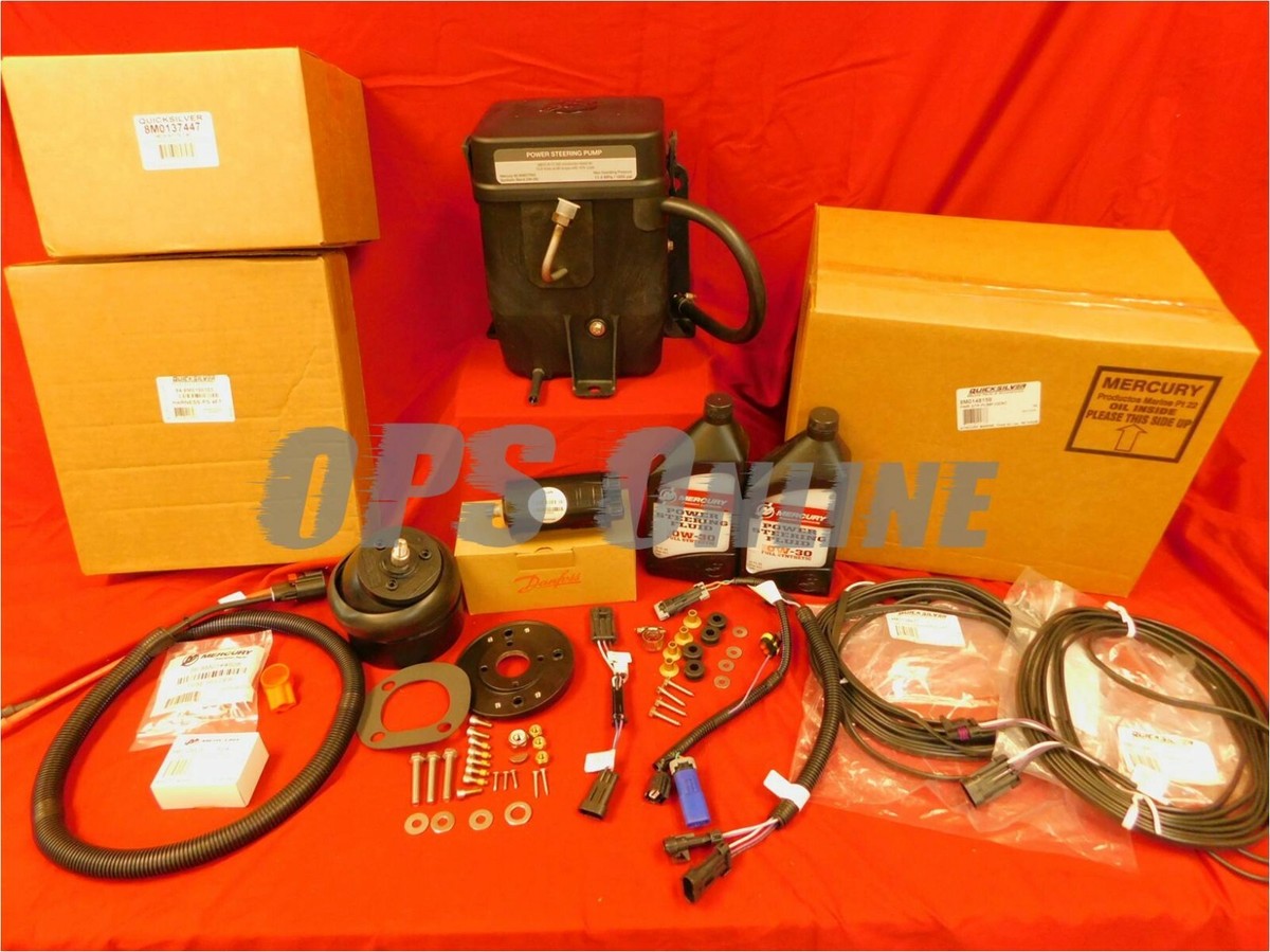 Mercury Verado Dual Engine Power Steering Kit w/Harnesses