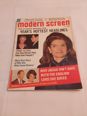 1968 January, Modern Screen Magazine, Year's Hottest Headlines (MH242) 