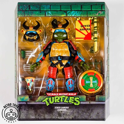 Teenage Mutant Ninja Turtles Sewer Samurai Leonardo Leo TMNT Super7 Ultimates