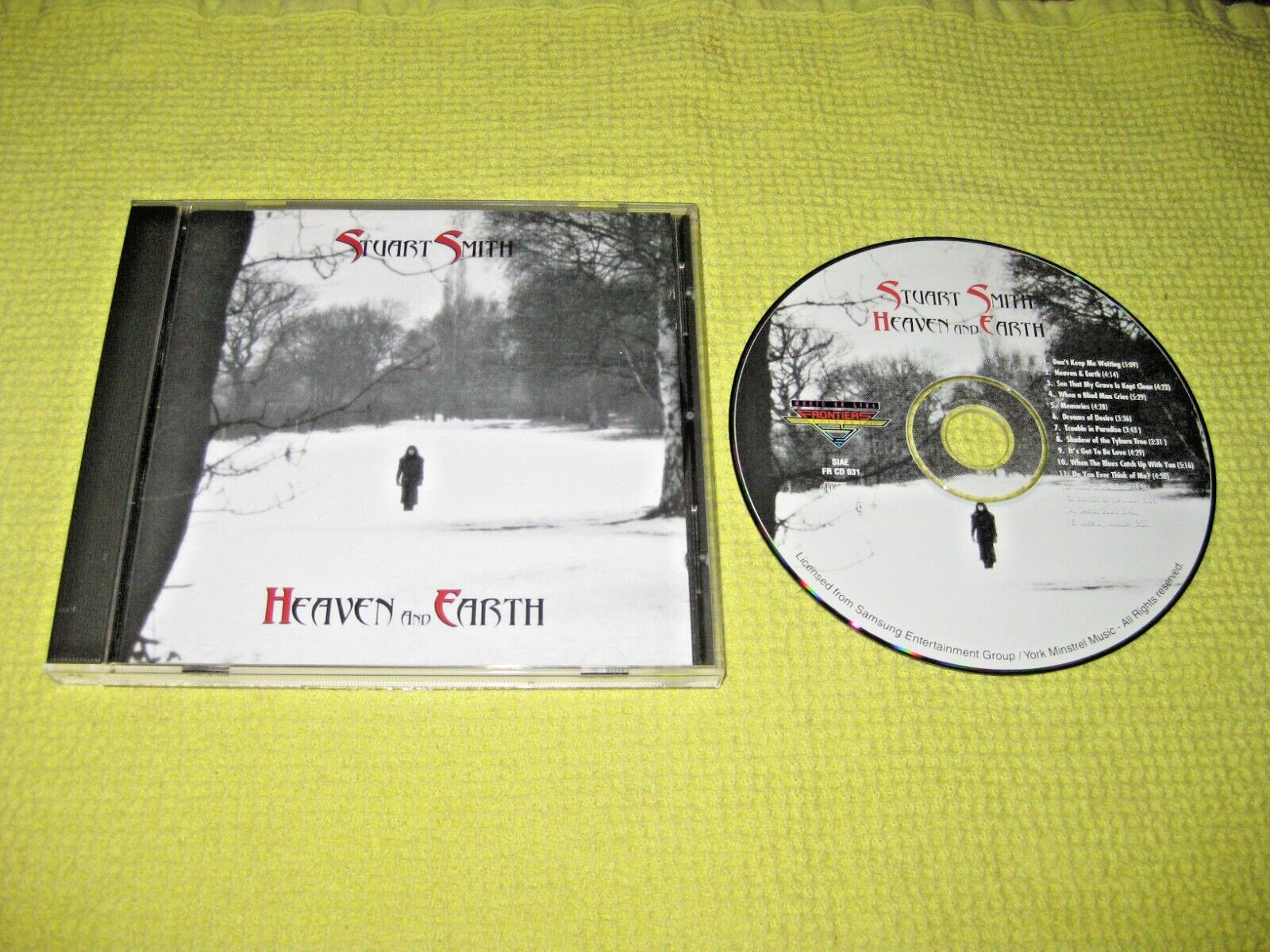 Stuart Smith Heaven And Earth CD Album Hard Rock Frontiers Records – FR CD 031