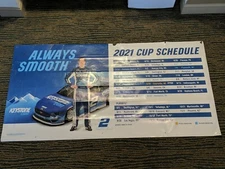 Brad Keselowski 2 Keystone Light 2021 Cup Schedule Poster 3ft x 6ft