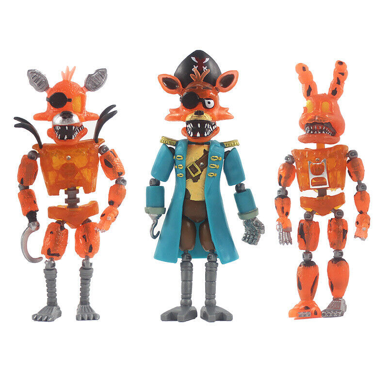 6pc SET Five Nights At Freddy's FNAF Freddy Action Figure 6inch Party Toys