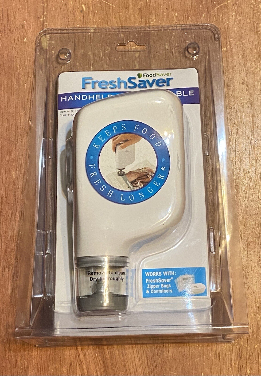 Food Saver FreshSaver Handheld Cordless Rechargeable Vacuum Sealer