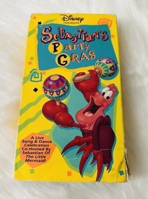 Sebastian s Party Gras VHS Live Musical Party Hosted By Sebastian Song And Dance