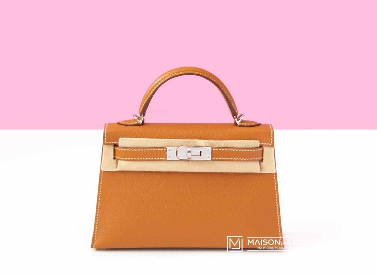 Hermes Mini Kelly II Sellier Epsom Bag