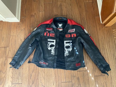 icon skull leather jacket