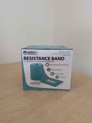 URBNFit Professional 8-13 Pound Resistance Band Roll 25 Yards LATEX Free