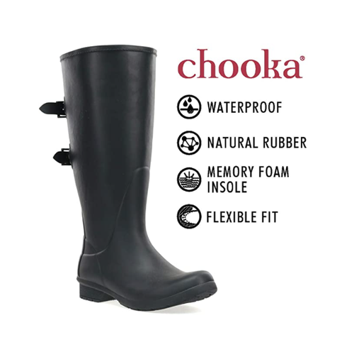 chooka wide calf rain boots