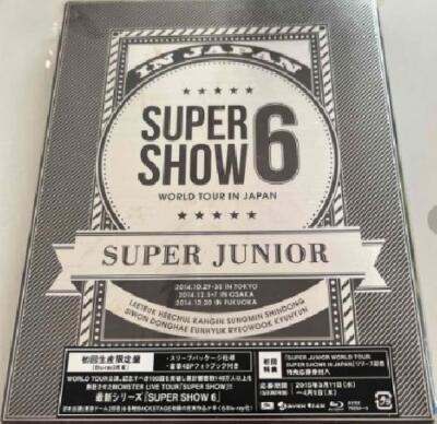 SUPER JUNIOR WORLD TOUR SUPER SHOW6 in JAPAN 2 Blu-ray First