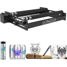 LONGER Laser Rotary Roller 6-100mm Adjustable 360° Rotation For Engraving C6A8