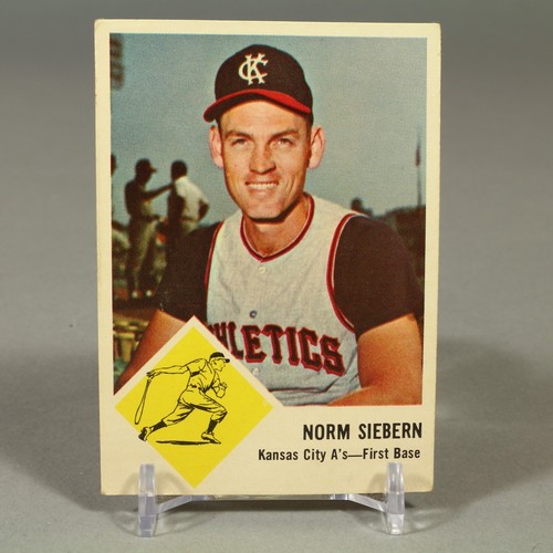 1963 Fleer 17 Norm Siebern baseball card. Kansas City A's. EX eBay