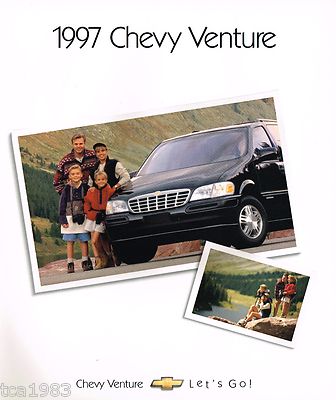 1997 Chevy VENTURE MiniVan Brochure / Catalog with Color Chart: LS