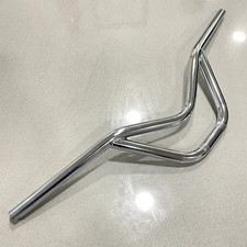 NOS Monty BMX Trials Bike Handlebars Vintage Chrome 700 mm New Mid-school