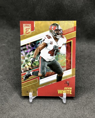 2022 Donruss Elite Devin White /10 GOLD FOIL SSP No. 36  THE GREAT WHITE   