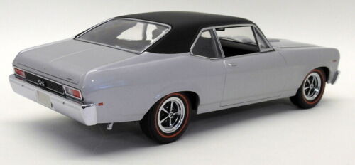 GMP 1/18 Scale Diecast - 8029 1969 Chevrolet Nova 396 SS Silver - Picture 3 of 6