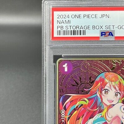 PSA 10 Nami ST01-007 Parallel Gold THE BEST Storage Box Set PSA 10 Nami ST01-007 Parallel Gold THE BEST Storage Box Set
