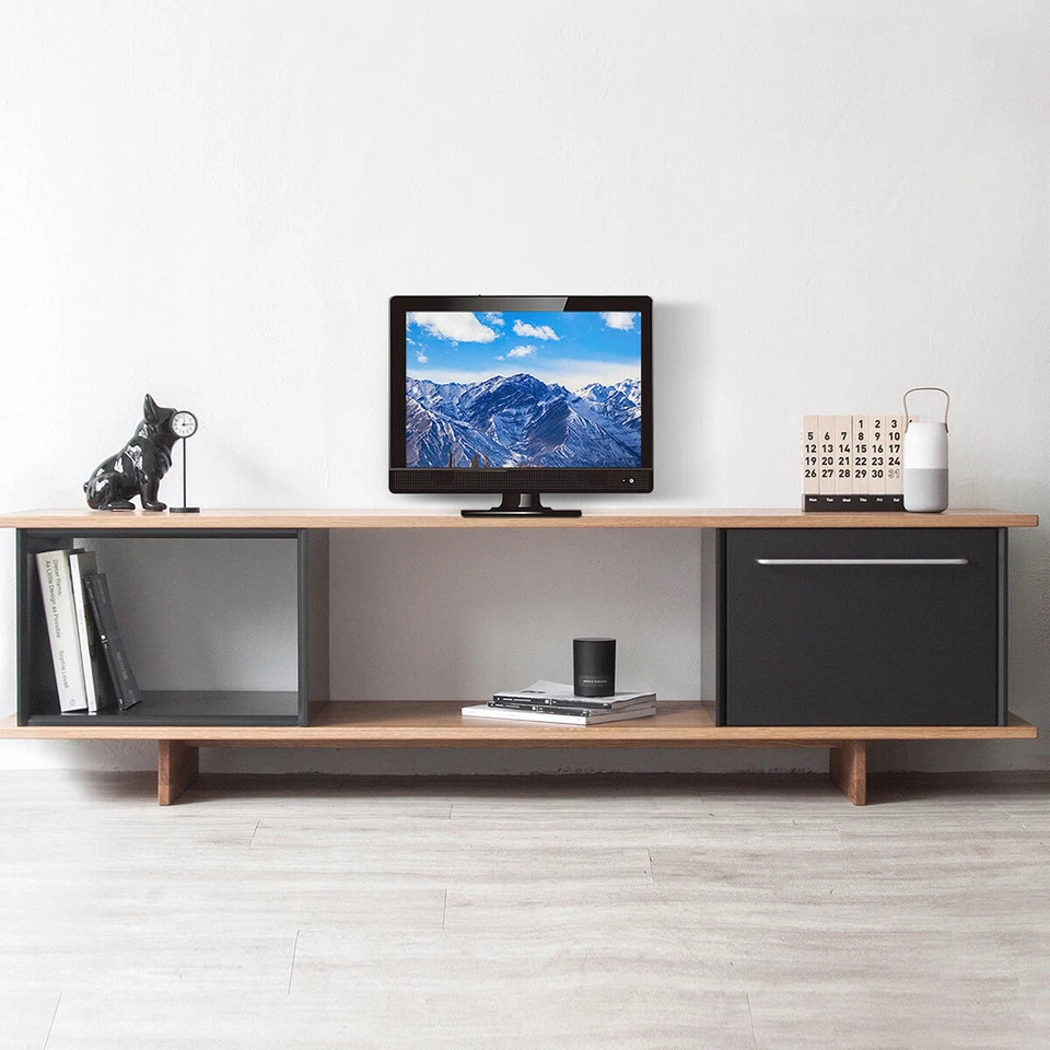 13.3" Portable LED HD TV 12V AC/DC HDTV TV-13D w/ DVD Player SD Card Reader HDMI - Image 3 of 4