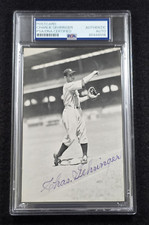 CHARLES GEHRINGER Signed Real Photo Postcard-HOF-DETROIT-TIGERS-PSA