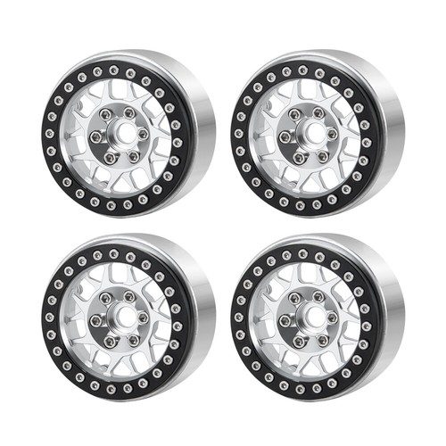 1.9" Alloy Metal Beadlock Wheel Rims for 1/10 RC Axial SCX10 90046 TRX4 Redcat - Picture 14 of 19