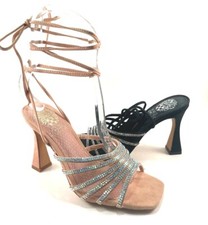  Vince Camuto Rebitin High Heel Suede Embellished Dress Sandal Choose Sz/Color