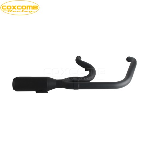 2 Into 1 Exhaust Muffler For Harley Softail '18-Up Slim FLSL Deluxe FLDE Fat Bob - Picture 9 of 9