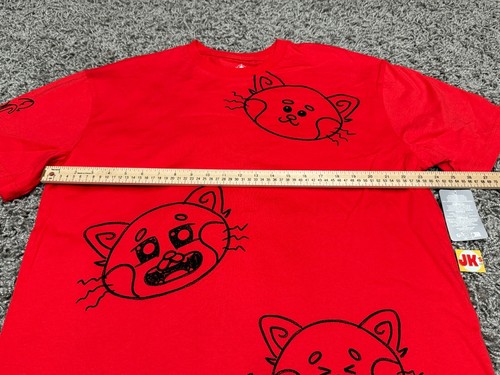 NEW Disney Shirt Adult Large Turning Red Panda Meilin Lee Mei Black Parks - Picture 4 of 7