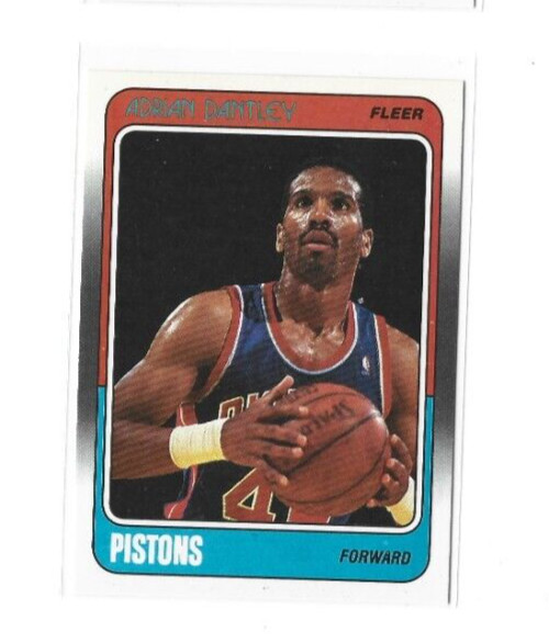 1988-89 Fleer #39 Adrian Dantley NMMT