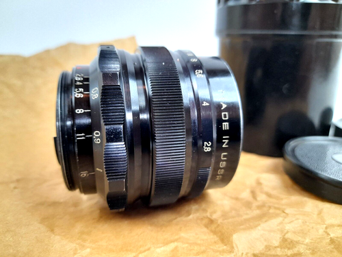 MIR-1 F/2.8 37 mm GRAND PRIX BRUSSELS 1958 RARE black lacquered edition lens - Picture 6 of 24
