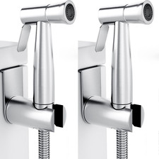 2 Pack Handheld Bidet Sprayer Set - Easy Install Stainless Steel Toilet Bidet
