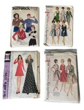 Dress Patterns 4 Vintage 1950s, 60s And 70s ....