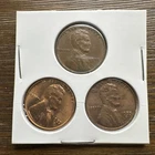 1955 P D S Lincoln Wheat Cent 3 Coin Set Lot Of 3-FREE SHIPPING