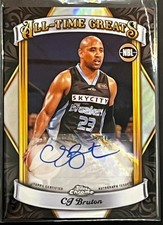 2023-24 NBL TOPPS CHROME CJ BRUTON ALL-TIME GREAT AUTOGRAPH BREAKERS #ATG-CB