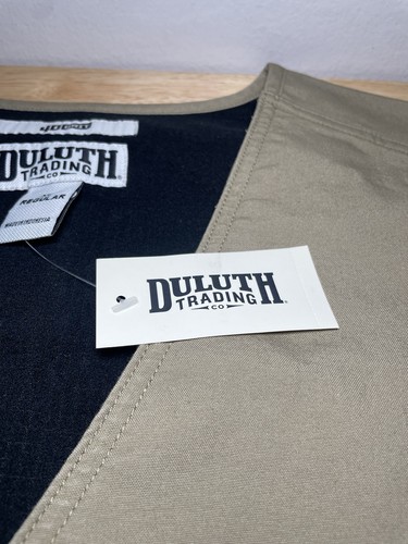 BNWT Duluth Trading Men’s 40 Grit Work Vest Size XL Canvas Insulated Zip Up! - Picture 4 of 15