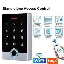 WiFi Tuya App Door Access Control NFC IC RFID Reader Fingerprint Keypad Unlock